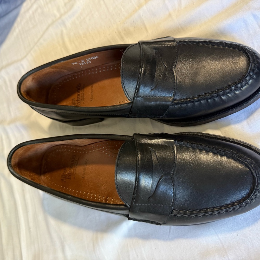Allen Edmonds Classic Black Leather Loafers